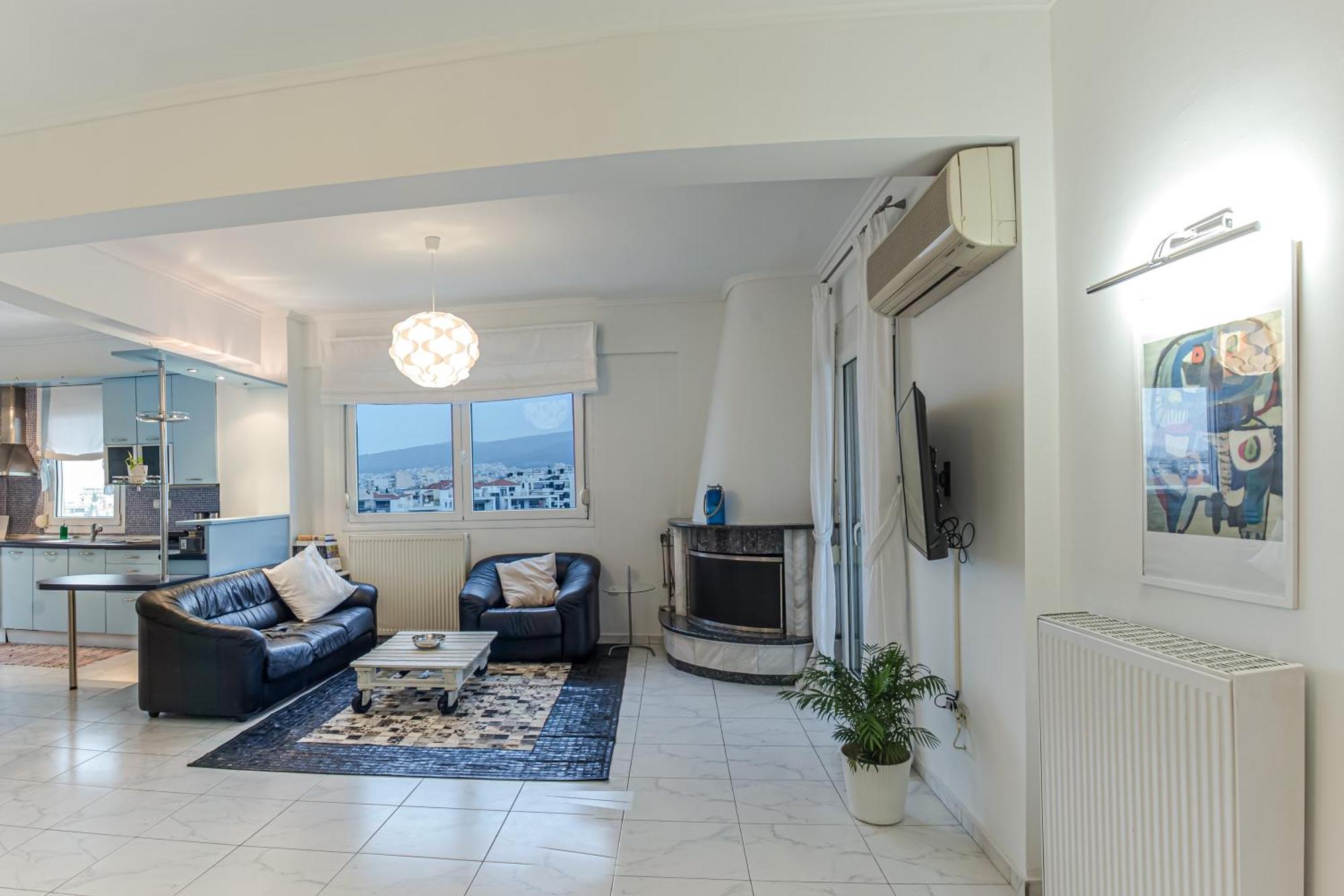 Celestial Garden-Thessaloniki'S Modern, Eclectic Penthouse With An Amazing View And Veranda Экстерьер фото