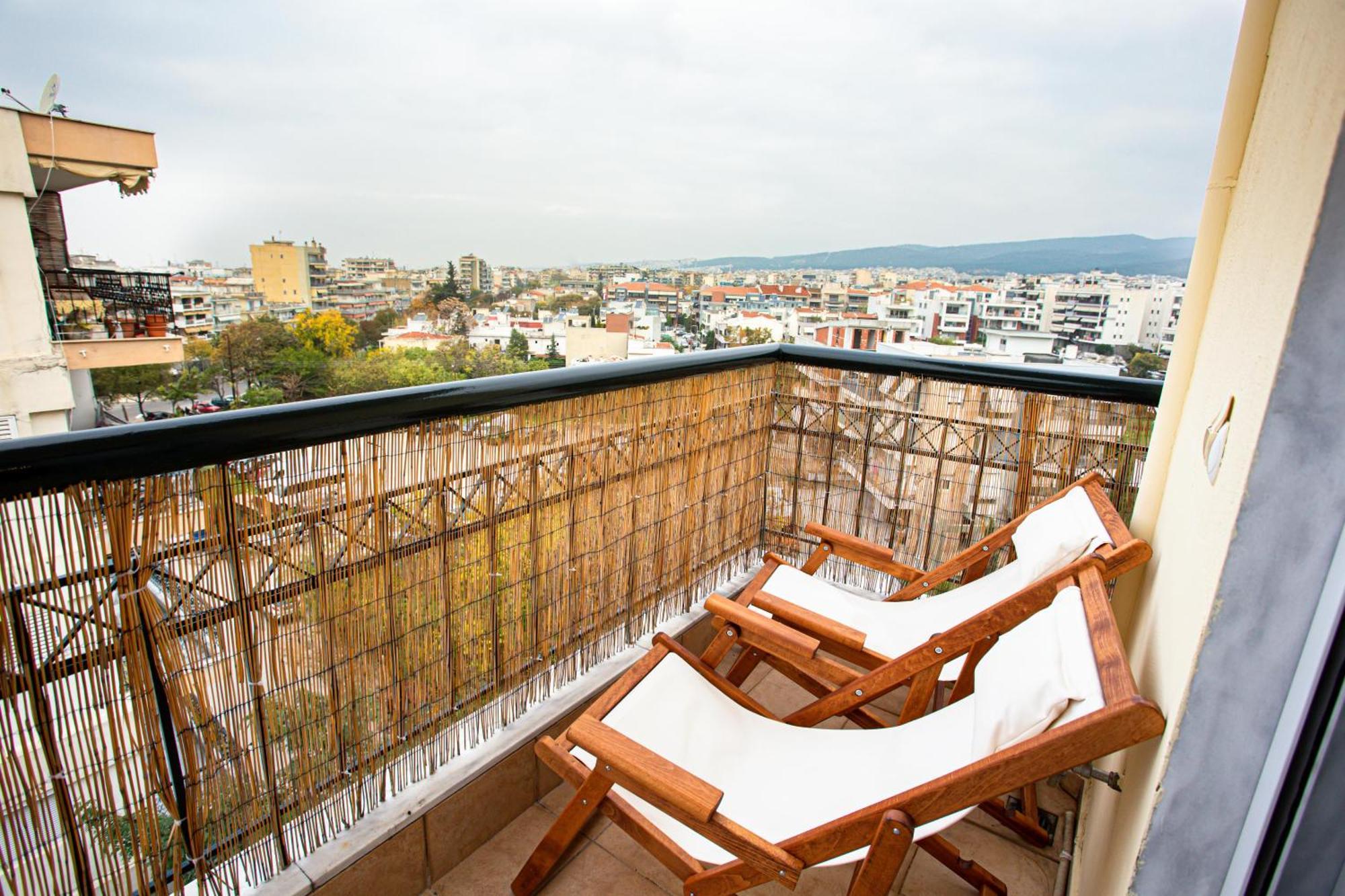 Celestial Garden-Thessaloniki'S Modern, Eclectic Penthouse With An Amazing View And Veranda Экстерьер фото