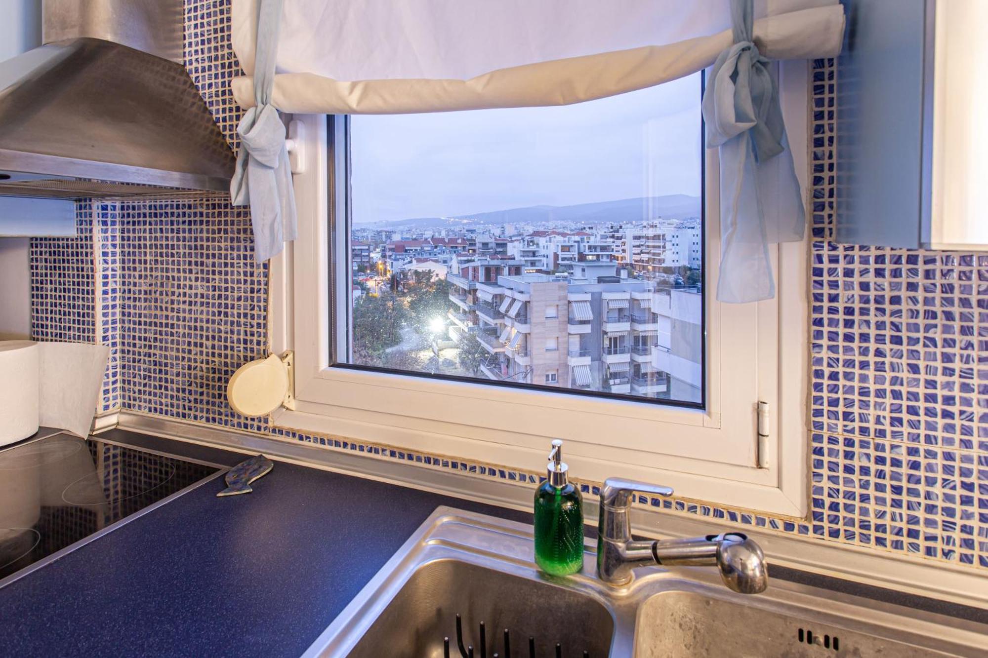 Celestial Garden-Thessaloniki'S Modern, Eclectic Penthouse With An Amazing View And Veranda Экстерьер фото